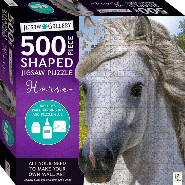 Hinkler - 500 Piece Shaped Jigsaw Puzzle - Horse