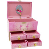 Pink Poppy - Medium Musical Jewellery Box - Romantic Ballet