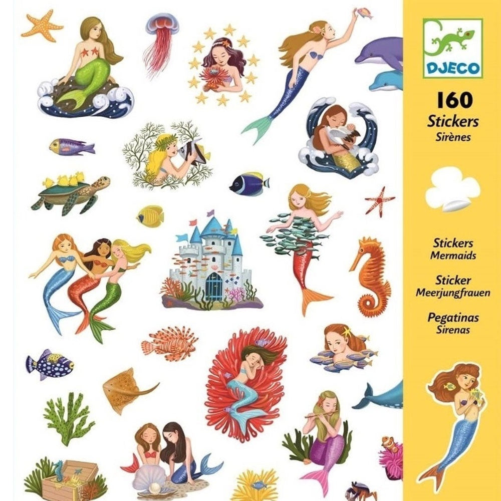 Mermaid Stickers 160 Pieces