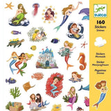 Mermaid Stickers 160 Pieces